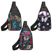Mini Backpack Crossbody Chest Bag Nylon Sport Travel Casual Diagonal Unisex New - £17.20 GBP