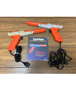 Nintendo Zapper Light Gun Orange Lot Of 2 Plus Manual Untested CV - $21.78