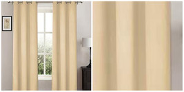 100% Thermal Blackout Window Curtains - 84&quot; Standard - Ivory - P02 - £32.51 GBP