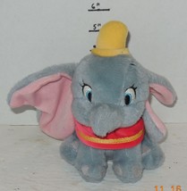 Disney Store Exclusive Dumbo the Elephant 6&quot; Beanie plush toy - £7.54 GBP