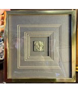 Vintage Framed Metal Plaque Art Sculpture Nude Woman Season II Harris G.... - $63.70