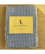 Pottery Barn Kids Sabrina Basket Liner Large Blue Gingham NIP - $454.01 MXN