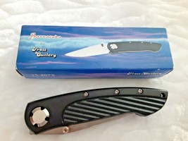 Frost Cutlery "Barracuda" Folding Pocket Knife With Clip 15-807B New In Box - $5.99