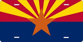 Arizona Flag Personalized Custom Novelty Tag Vehicle Car Auto Motorcycle Mope... - $16.75