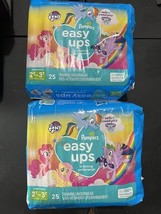 (2) Pampers Easy Ups Girls &amp; Boys Size 2T-3T My Little Pony Training Und... - $14.41
