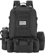 Noola 60L Military Tactical Backpack For Men Army 3 Day Assault Pack Large - $48.97