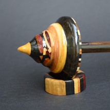 Tibetan support spindle for spinning. Teacup spindle - £54.99 GBP