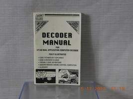 NOS Dual Function Computer Decoder Manual for the MW 7148  (1981 &amp; Newer) - £15.56 GBP