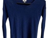 Old Navy Sweater Women Size S Blue V Neck Long Sleeved  - £8.96 GBP