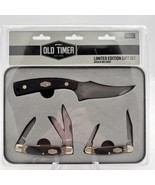 Old Timer Gift Tin Limited Edition Sharpfinger 3 Blade Middleman 2 Blade... - £23.11 GBP