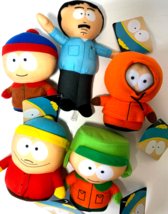Set of 5 Plush Toys South Park 6-8 inches. Collectible. Rare. NWT - £69.35 GBP