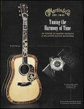 Martin 2 Millionth Milestone D-200 Deluxe acoustic guitar &amp; watch 2017 ad print - £3.34 GBP