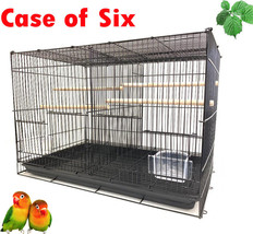 Lot Of 6 Center Divider Aviary Canary Breeding Flight Bird Breed Cage 24... - £244.67 GBP