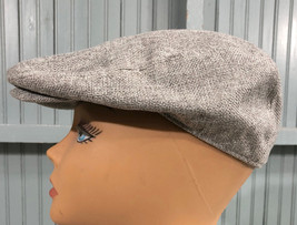 Bruno Capelo Small / Medium Gray Mens Driving Flatcap Hat Cap 56cm - £16.62 GBP