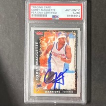 2008-09 NBA Fleer Hot Prospects #156 Corey Maggette Signed Card AUTO PSA Slabbed - £48.10 GBP