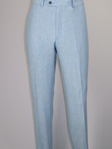 Men's ENZO Linen Spring Summer Suit Light Weight Breathable E58302-9 Light Blue image 12