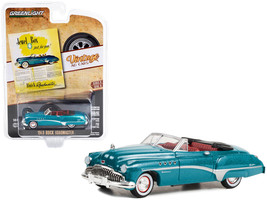 1949 Buick Roadmaster Blue Metallic with Red Interior &quot;Jewel Box Just For You... - £12.59 GBP