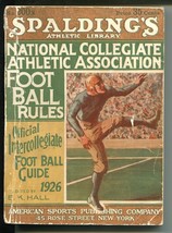 Spalding&#39;s Official Football GUIDE-1926-HISTORICAL-STATS-5 X 6 3/4-vg - £149.81 GBP