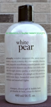 Philosophy White Pear 3 in 1 Shampoo Shower Gel Bubble Bath 16 Oz Sealed... - £19.98 GBP