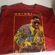 Notorious B I G T Shirt XL Red Rap Hip Hop Notorious BIG - £11.08 GBP