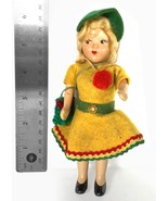 Vintage 6&quot; Composition Doll - Confetti Inc. New York U.S.A. (Circa 1930&#39;s) - $18.48