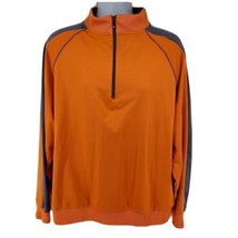 FootJoy 1/2 Zip Golf Pullover Jacket Size XL Orange - £23.32 GBP