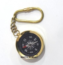 Nauticalmart Hiking and Camping Pocket Brass Compass Keychain Nautical G... - £15.16 GBP