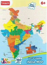 Funskool Play &amp; Learn INDIA Puzzles Age 6+ FREE SHIP - $70.26
