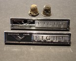 1965 - 72 Plymouth Dodge V Eight Fender Emblems OEM #2579612 66 67 68 69... - $89.98