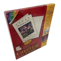 Avery Greeting Cards And Envelopes Half Fold Ink Jet 3265 20 Per Box 5.5&quot; x 8.5&quot; - $13.31