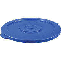 Global Industrial 32 Gallon Garbage Can Lid Blue - £31.44 GBP