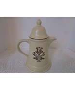 PFALTZGRAFF LIGHT BROWN VILLAGE PATTERN COFFEE TEA POT  #6-550 USA 4 CUP  - $21.66 CAD