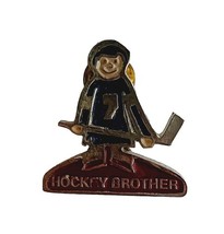 Hockey Brother Vintage Hockey Pin Enamel Filled Sports Collectible PINS1 - $370.00 MXN