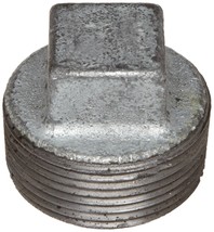 Pipe Plug, CORE SQ HD, 1&#39;&#39; in. MPT Galvanized Malleable Iron - Anvil 870... - $18.42 MXN