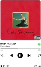  West My Beautiful Dark Twisted Fantasy Album single Dark Fantasy Co - £25.68 GBP