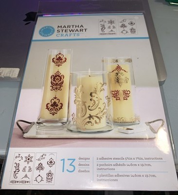 Martha Stewart Crafts Scrolls Elegant Adhesive Stencils 5.75" x 7.75 #32268 Item image 3