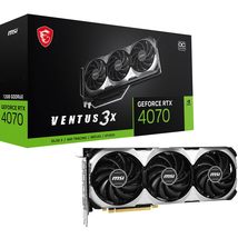 Msi Geforce Rtx 4070 Ventus 3X 12G Oc Graphics Card Nvidia 12 Gb GDDR6X - £922.01 GBP