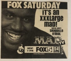 Mad Tv Print Ad Vintage Shaquille O’Neal TPA2 - £4.69 GBP