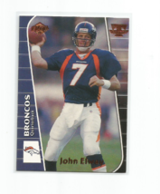 John Elway (Denver Broncos) 1999 Collector&#39;s Edge Triumph Card #T115 - £3.92 GBP
