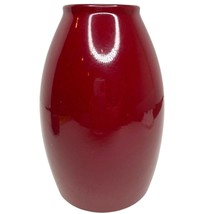 Scheurich Germany Amano 629-18 Red Torpedo Vase German Ceramic Art Pottery Mod - £23.72 GBP