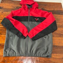 Colosseum Men's Vintage Chicago Bulls Windbreaker Jacket Size L Multicolor - $16.63