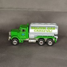Vintage 1979 Hot Wheels Helium Gas Tanker Truck - Green Semi Truck - $12.19