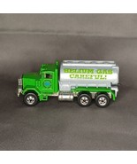 Vintage 1979 Hot Wheels Helium Gas Tanker Truck - Green Semi Truck - £9.11 GBP