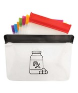 Reusapak 8 Piece Set Zippper Pill Pouch Organizers, Daily Purpose &amp; Travel, - $11.66