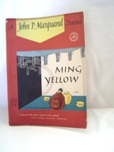  John P. Marquand Ming Yellow A Jonathan Press Mystery 1935 Complete Unabridges  - £12.74 GBP