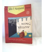  John P. Marquand Ming Yellow A Jonathan Press Mystery 1935 Complete Una... - £12.76 GBP