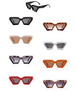 Retro Square Chunky Cat Eye Fashion Sunglasses - £12.50 GBP