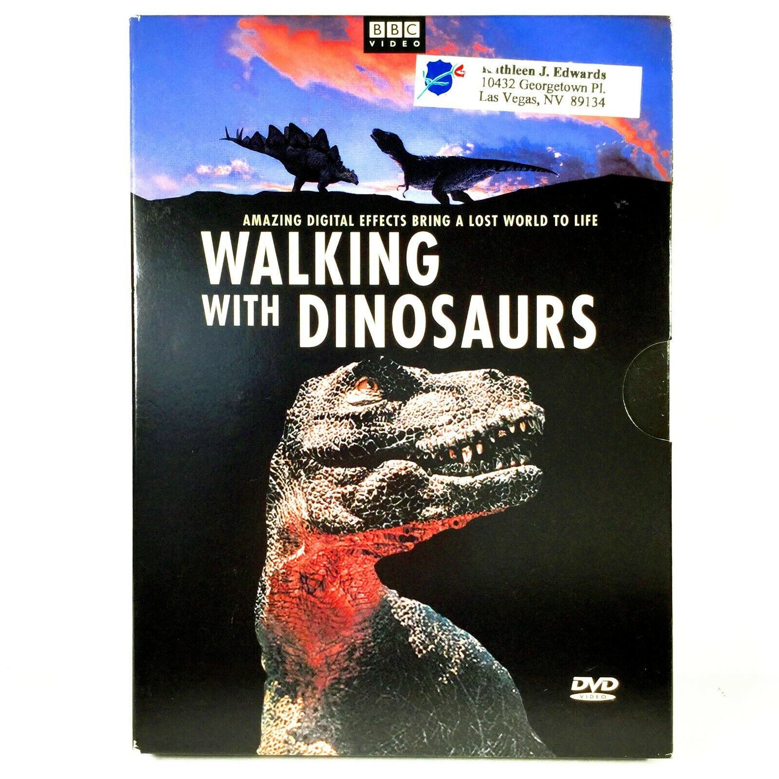 Walking With Dinosaurs (2Disc DVD, 1999, Widescreen) Like New w