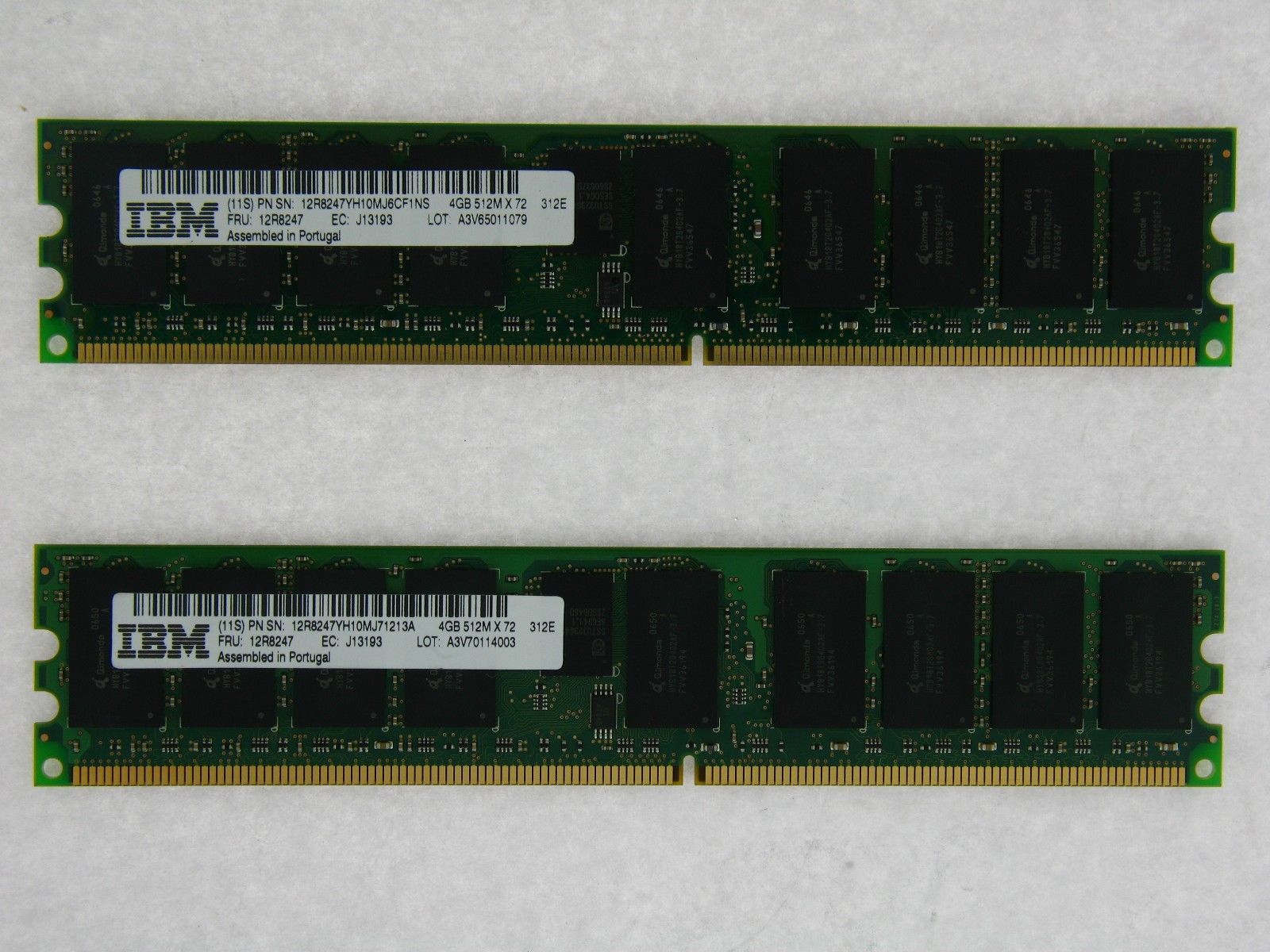 12R8247 8GB 2x4GB Reg ECC DDR DIMM Memory for IBM eServer pSeries  9110-51A - $98.00