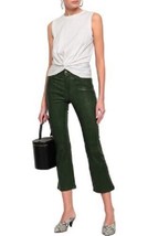 Pants Leather S Women Leggings Green Waist High Size Skinny Stretchy Pencil 5 - £69.32 GBP+